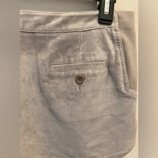 BCBGMaxAzria Grey Phillipa Suede Shorts - Image 6