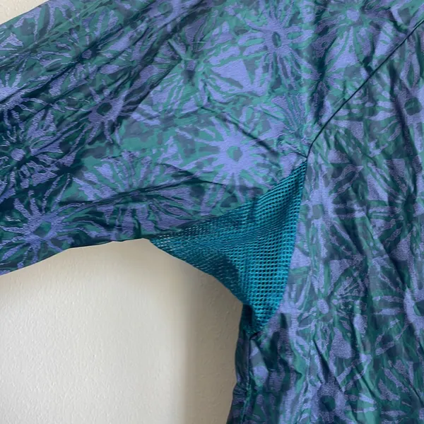 Vintage Windbreaker Jacket Green Size M - Image 6