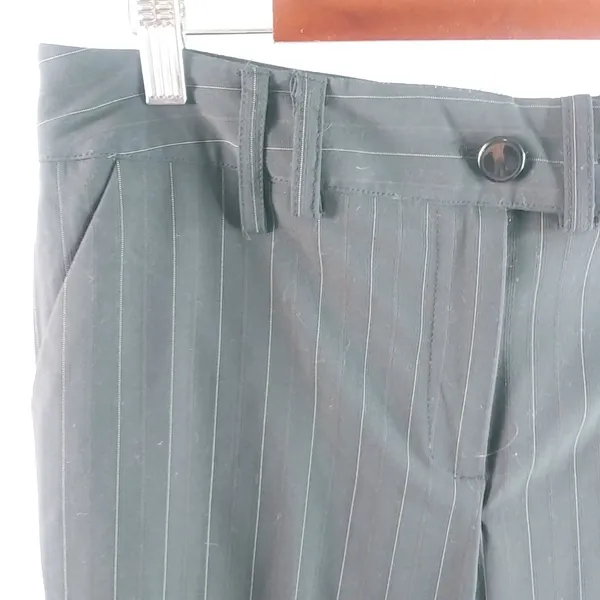 Larry Levine 12 32x31 Stretch PinStripe Dress Workwear Trousers Pants - Image 7