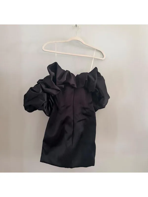 House of CB Selena Puff Off-the-Shoulder Minidress - Image 4