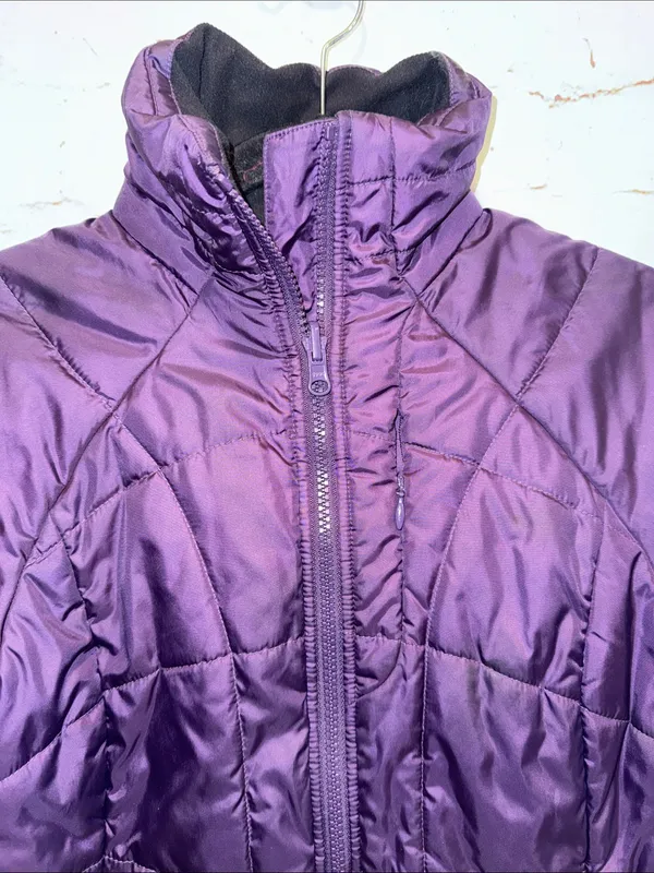 Columbia Women Purple Insulated Jacket soft shell full zip front pockets ski XS - Image 2