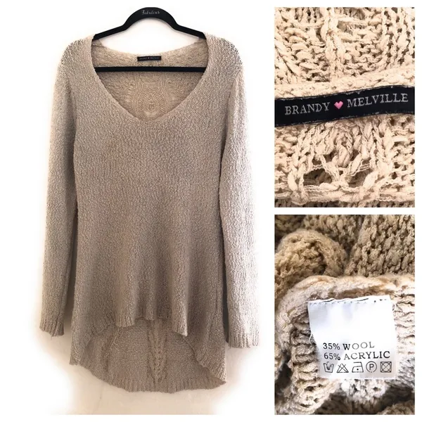 Brandy Melville High Low‎ Sweater - Image 3
