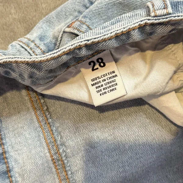 Stevie Jeans Steve Madden Wide Leg High Rise Jeans Womens 28 Light Wash Denim - Image 6