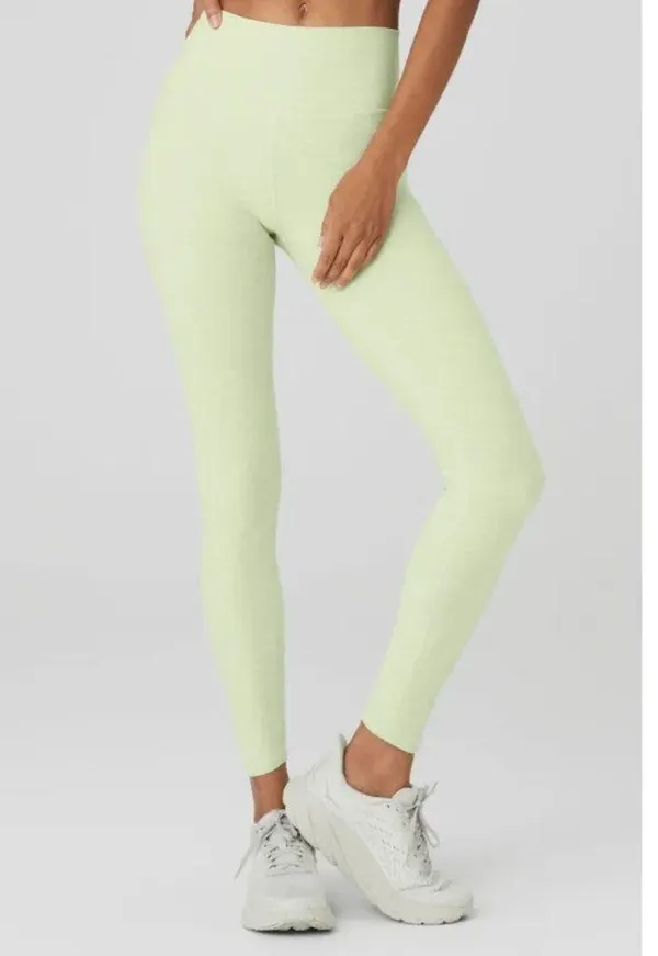 ALO yoga leggings and sports bra set in Iced Green Tea Heather Size X-Small leggings and size small bra - Image 2