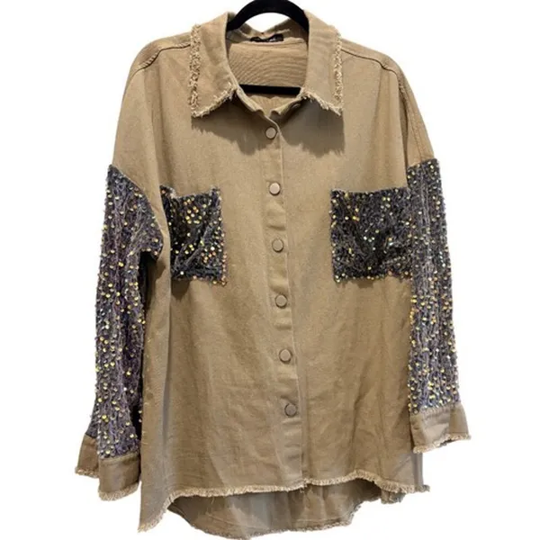 CHICME XL Olive Green Button - Image 3