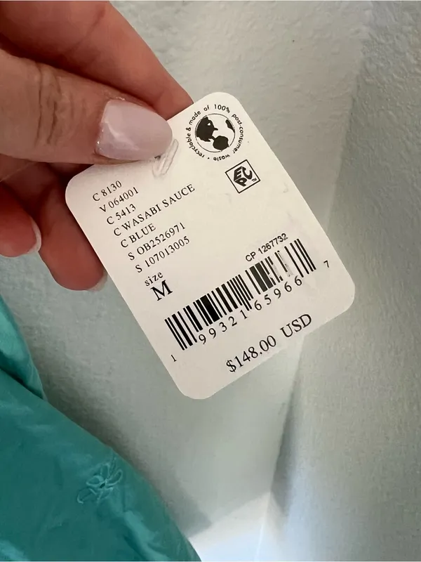 Free People Penelope Mini Dress in Wasabi Sauce Blue New w/ Flaw - Image 7