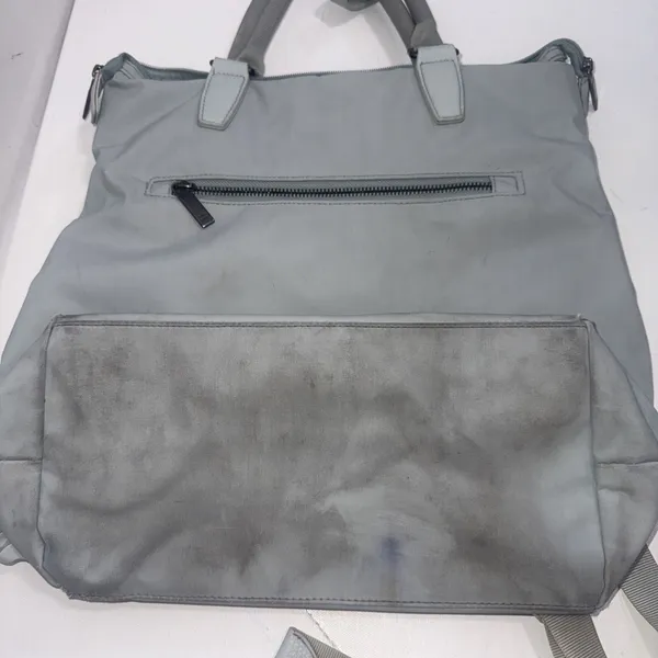 Open Story Travel Blue Nylon Laptop Bookbag School Multiple Compartment Backpack - Image 8