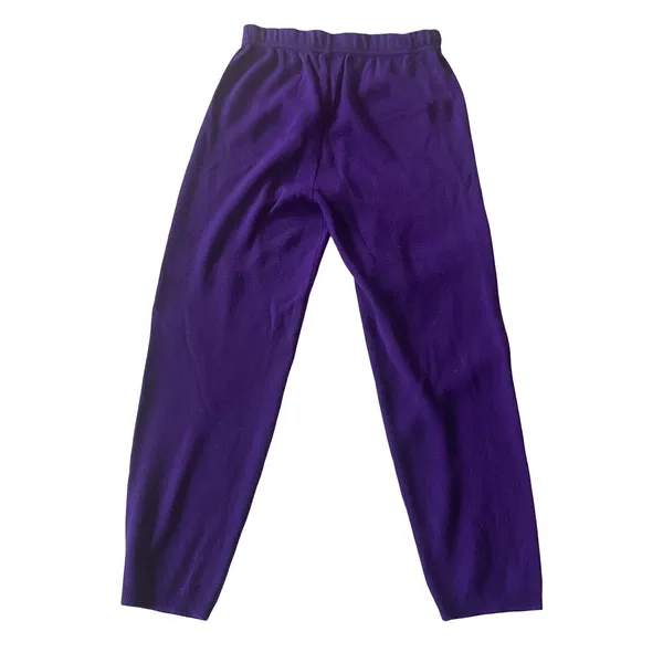 Casual Fleece Pants Purple - Image 3