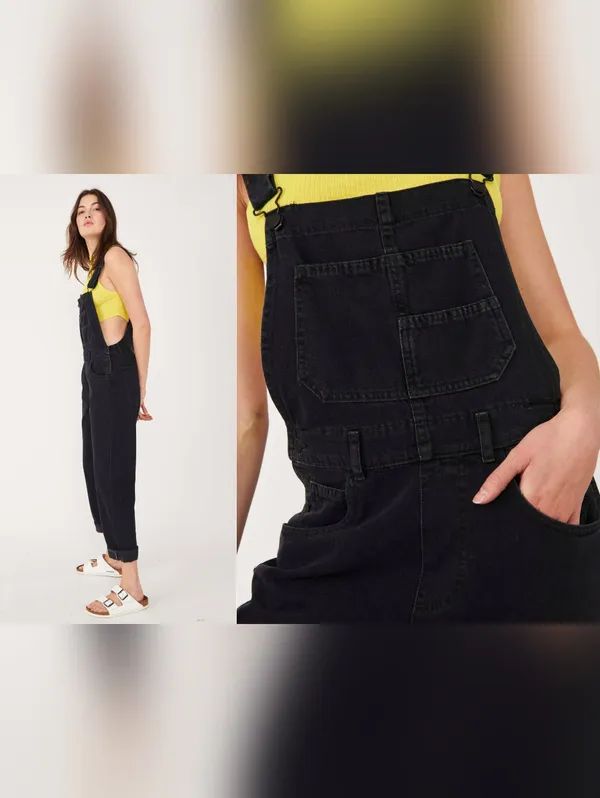FREE PEOPLE We The Free Ziggy Denim Overalls - Image 3