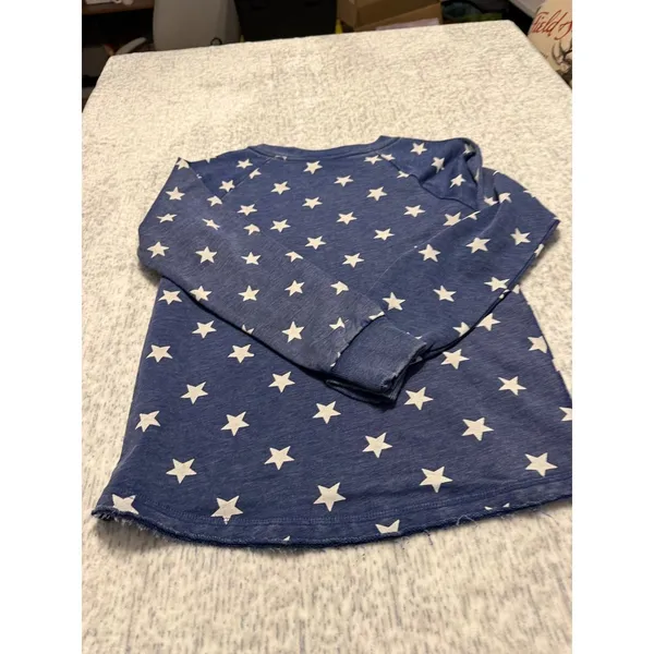 Alternative‎ Blue Star Print Long Sleeve Casual Sweatshirt Women's Size S NWOT - Image 4