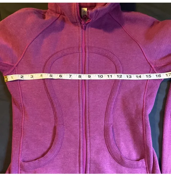 Lululemon Full Zip Up Hoodie. Used. See Pics For Condition And Measurements. - Image 7