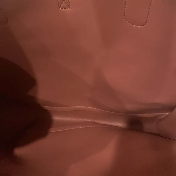 Large Shoulder Bag Size 16” X 16”, Excel. cond.. Pink - Image 4