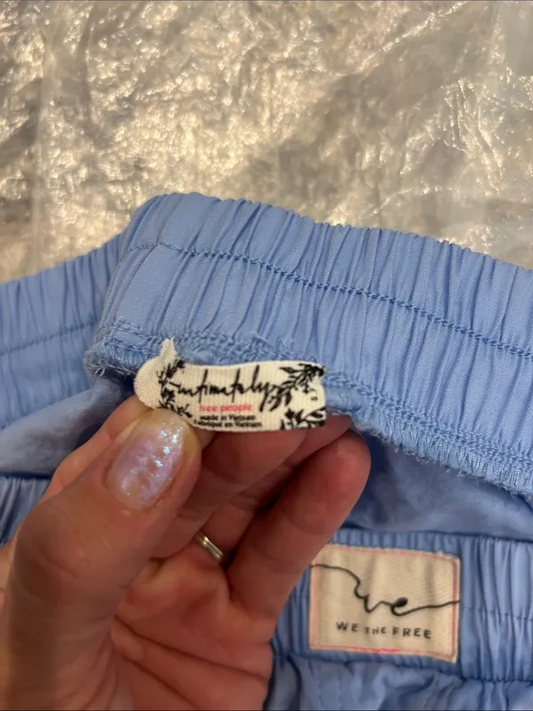 We The Free Light Blue day to day solid boxers size small. - Image 7