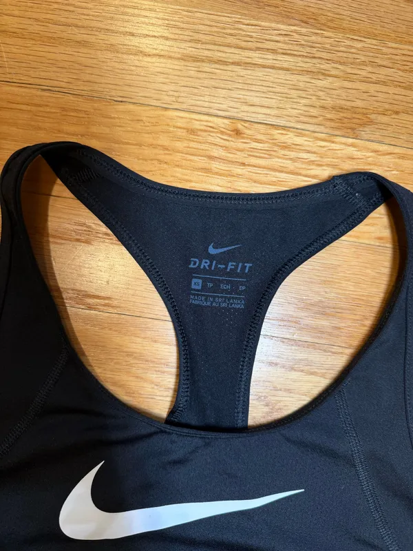 Nike Dri-Fit Black Racerback Tank Women’s Tank Top - Image 4