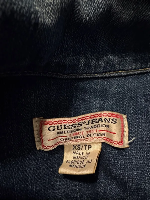 Guess XS Denim Jean Vest - Image 3