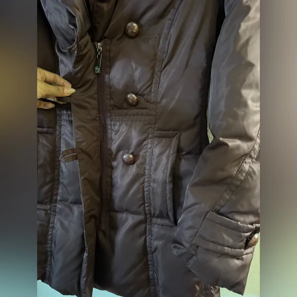 Ivanka Trump‎ Burgundy Puffer Jacket Size XS - Image 4