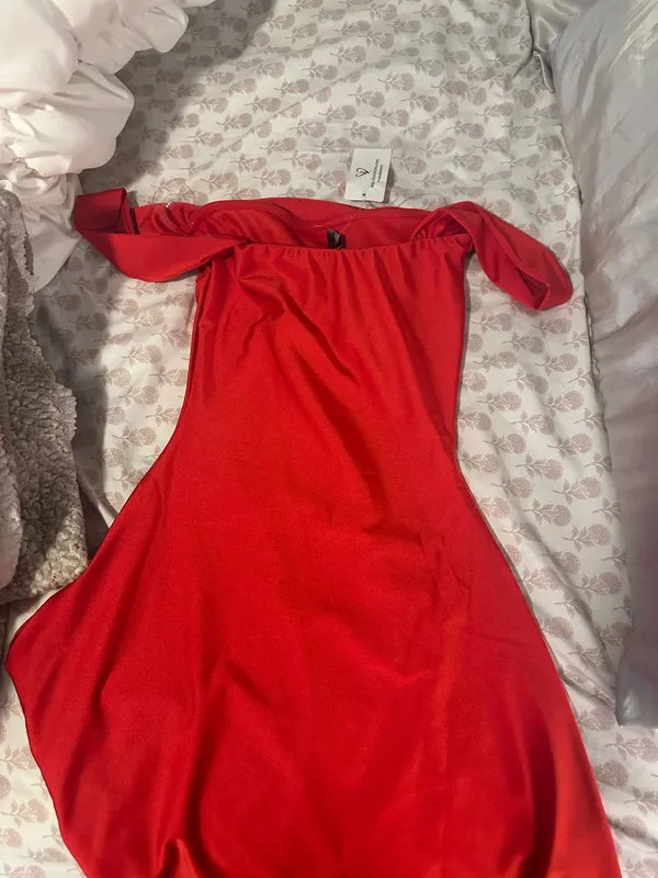 Red Windsor Mini Dress - Image 2