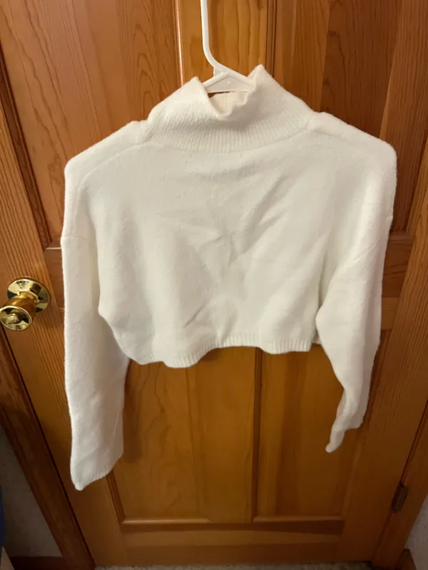 ZARA Cropped Turtleneck Sweater - Image 2