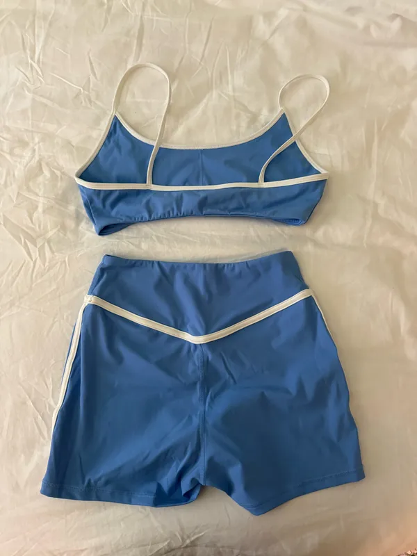 baby blue workout matching set - Image 2