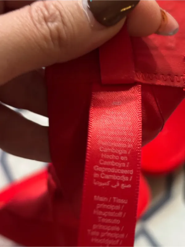 Skim Ultimate Tear Drop Push Up Bra Red Size 36D - Image 6