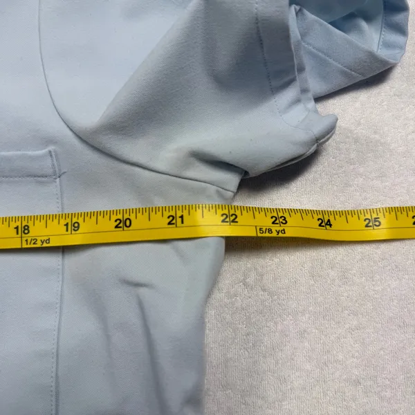 FIGS Kade Scrub Top Light Blue Size Large Men’s Medical Uniform V-Neck - Image 7