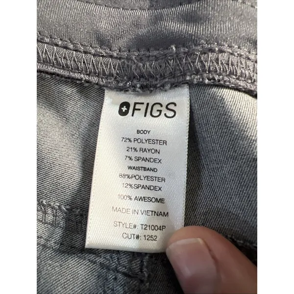 FIGS Womens Kade Cargo Pull On Nursing Medical Scrub Pants XXL P Graphite Gray - Image 8