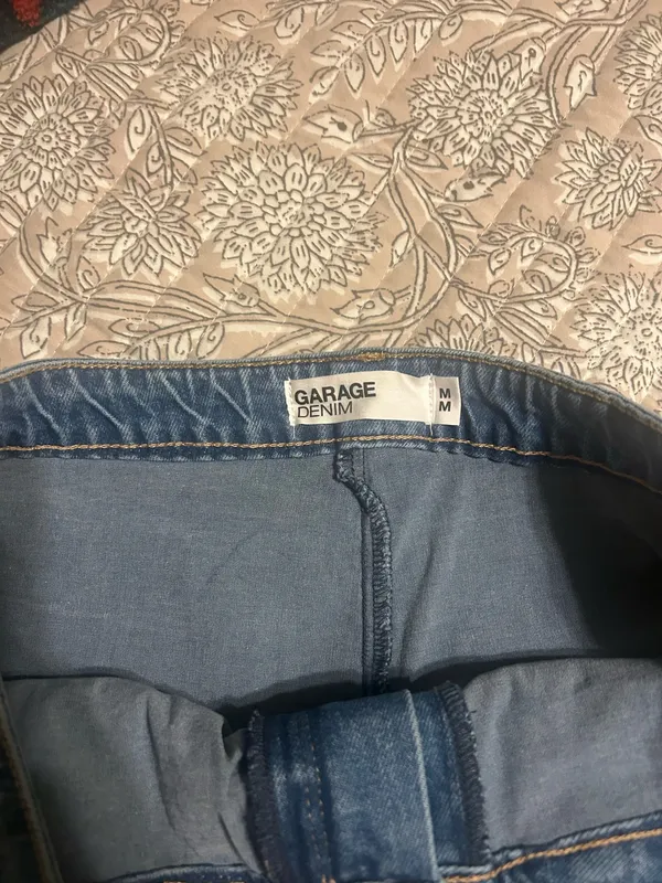 Garage Denim Mini Skirt - Image 3