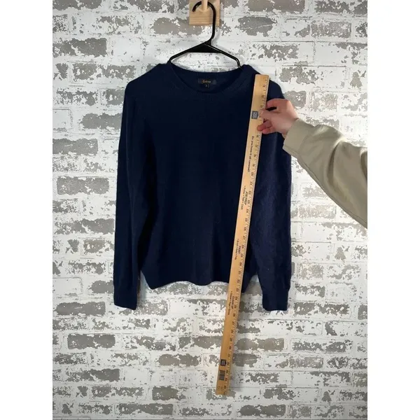 Quince | women cashmere navy blue crewneck sweater - Image 5