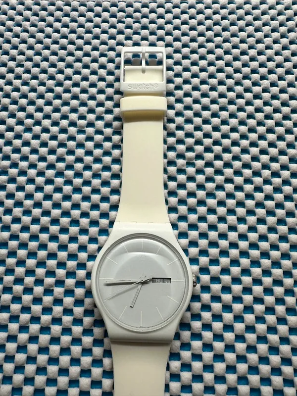 Swatch Watch White Rebel SUOW701 Classic 2014 - Image 3
