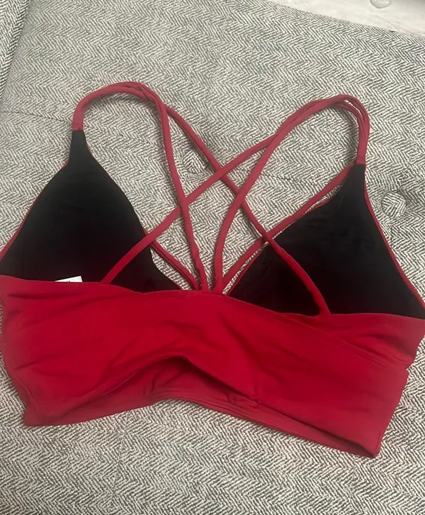 Amazon Red Sports Bra - Image 2