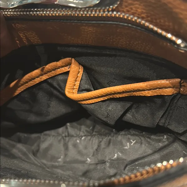 Tahari Tan Leather Women's Bag - Image 7