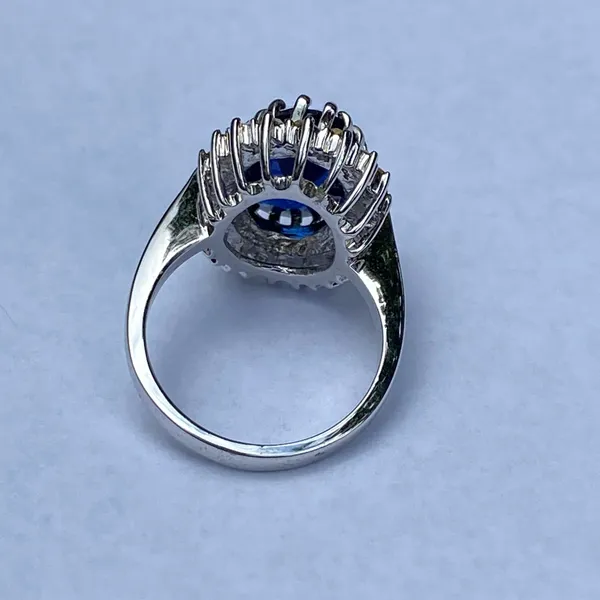 💎💙 NWT NIB New Directions Princess Diana Style Size 10 Sapphire Blue Style Cubic Zirconia Crystal Ring $20.00 💙💎 - Image 17