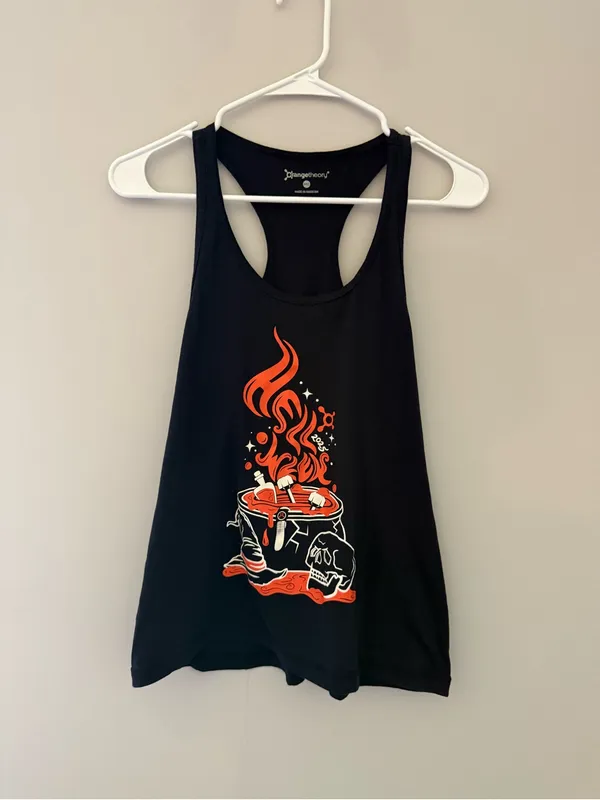 Orangetheory 2025 Hell Week Womens Medium Black Racerback Workout Tank - Image 3
