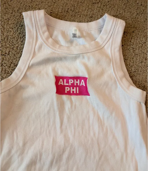Alpha Phi tank top White Size M - Image 2