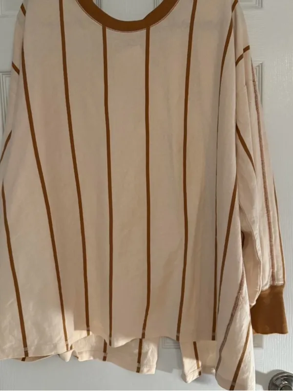 Free People Home Game Stripe Layer Top - Image 4