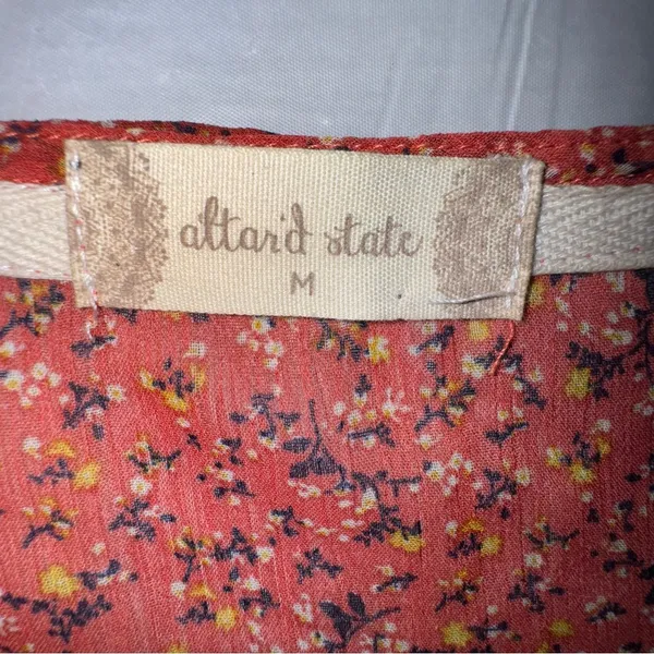 Altar'd‎ State Coral Floral Kimono - Image 2