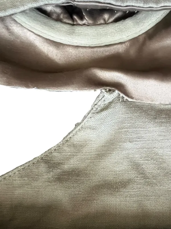 Majorelle Revolve Ameera Linen Cotton Structured Bodice Jumpsuit Taupe Green - Image 8
