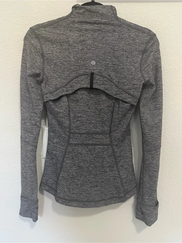 Lululemon Define Jacket Heathered Black Luon Size 4 - Image 9