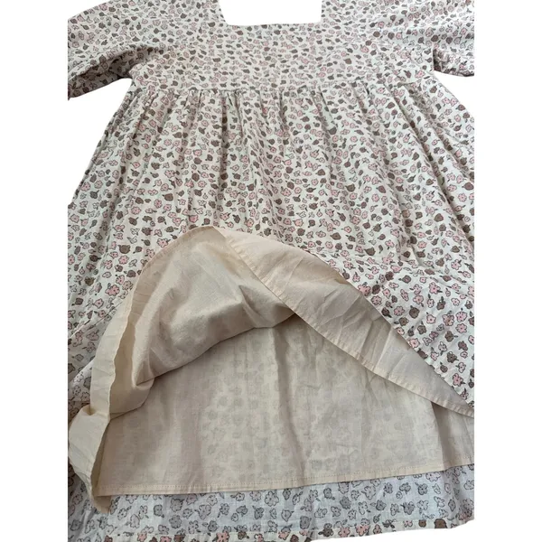 Rylee & Cru Neutrals Superbloom Greta Linen-Blend Babydoll Dress Size Large‎ - Image 5