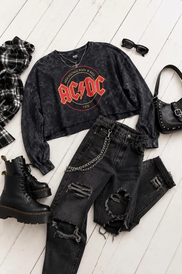 AC/DC Shirt Urban Outfitters Vintage - Image 2