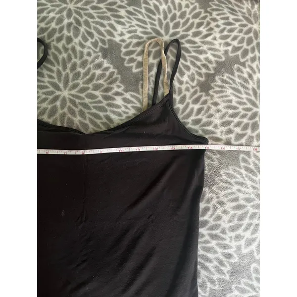 Esprit Y2K Double Strap Cami Top Medium Brown Basic Tank Minimalist Neutral 90s - Image 6
