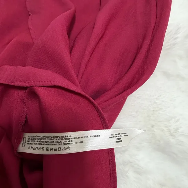 Free People Deep Red Camisole Top - Image 6