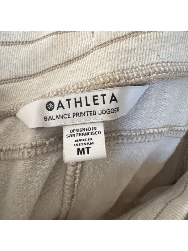 Athleta Balance Printed Jogger Neutral Camo Sweatpants Tall Medium MT - Image 6