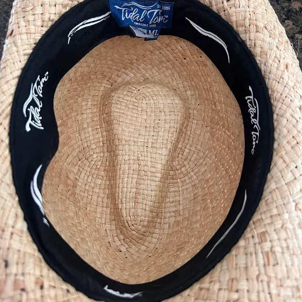New w/tag Tidal Tom Straw Cowboy Hat, M/L - Image 5