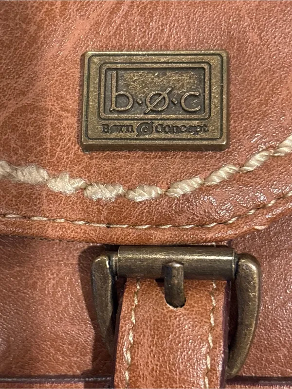 BOC Born Concept Cognac Brown Organizer Flap Wallet Clutch - Image 7