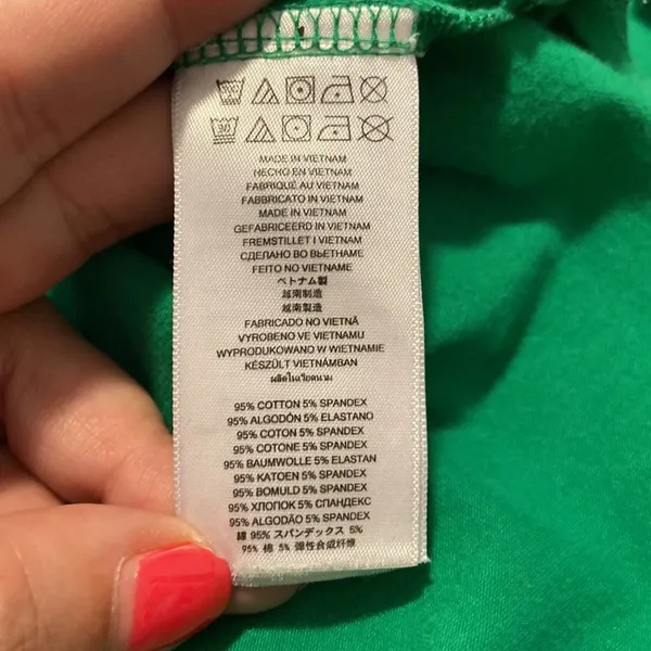 MICHAEL Michael Kors Green Zipper T-Shirt - Image 6