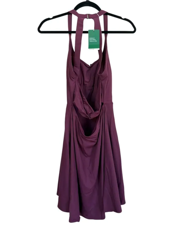 Halara SoftlyZero Airy Backless Twisted Flare Active Dress Size L - Image 4