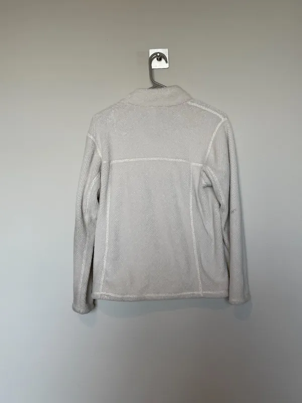 White cream Patagonia Women Fleece Pullover Jacket - Image 7