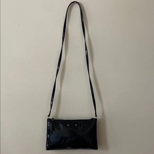 Kate Spade black patent crossbody bag - Image 2