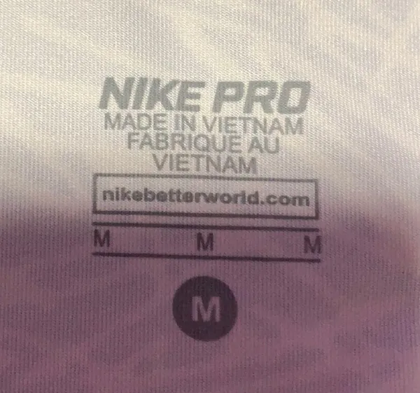 Black and White Zebra Print Nike Pro Shirts - Image 5